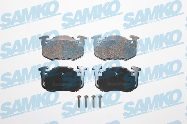 Samko 5SP801 - Kit pastiglie freno, Freno a disco autozon.pro