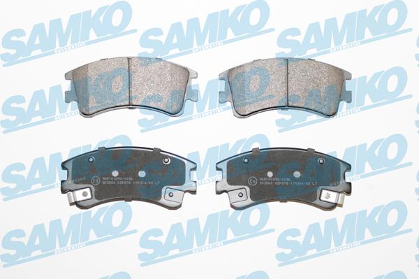 Samko 5SP878 - Kit pastiglie freno, Freno a disco autozon.pro