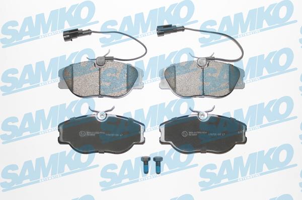 Samko 5SP344 - Kit pastiglie freno, Freno a disco autozon.pro