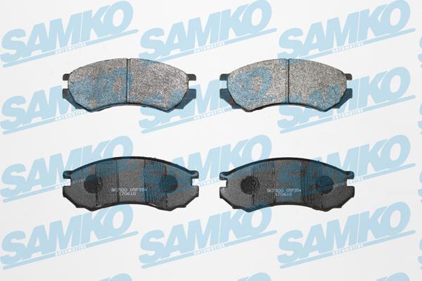 Samko 5SP354 - Kit pastiglie freno, Freno a disco autozon.pro