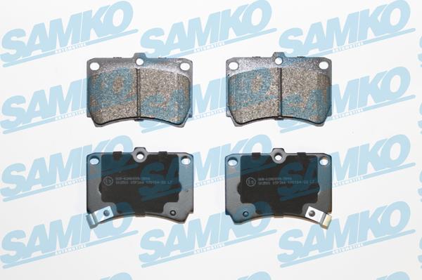 Samko 5SP366 - Kit pastiglie freno, Freno a disco autozon.pro