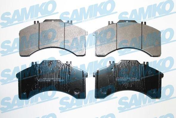 Samko 5SP309 - Kit pastiglie freno, Freno a disco autozon.pro