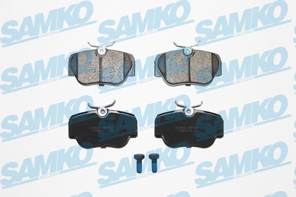 Samko 5SP302 - Kit pastiglie freno, Freno a disco autozon.pro