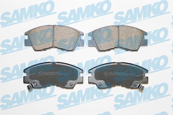 Samko 5SP315 - Kit pastiglie freno, Freno a disco autozon.pro