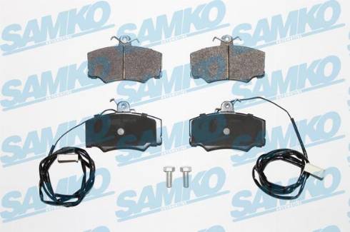 Samko 5SP316 - Kit pastiglie freno, Freno a disco autozon.pro