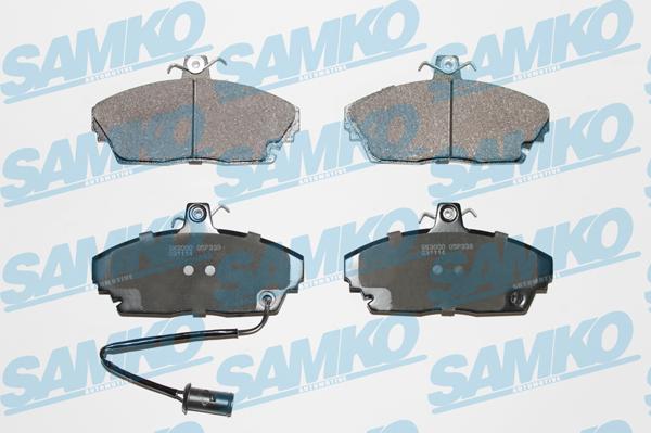 Samko 5SP339 - Kit pastiglie freno, Freno a disco autozon.pro