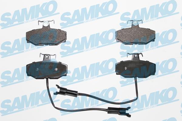 Samko 5SP338 - Kit pastiglie freno, Freno a disco autozon.pro