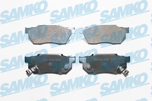 Samko 5SP322 - Kit pastiglie freno, Freno a disco autozon.pro