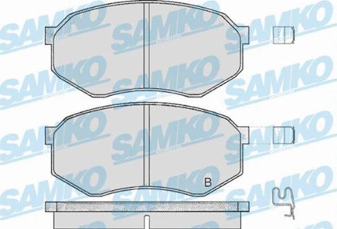 Samko 5SP374 - Kit pastiglie freno, Freno a disco autozon.pro