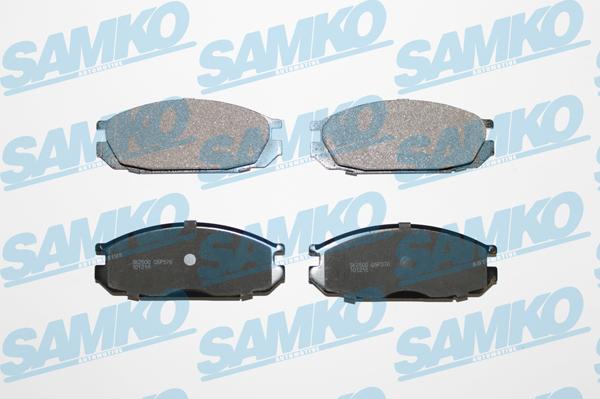 Samko 5SP376 - Kit pastiglie freno, Freno a disco autozon.pro