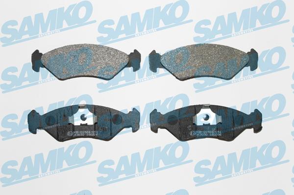 Samko 5SP295 - Kit pastiglie freno, Freno a disco autozon.pro