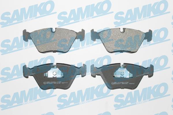 Samko 5SP296 - Kit pastiglie freno, Freno a disco autozon.pro