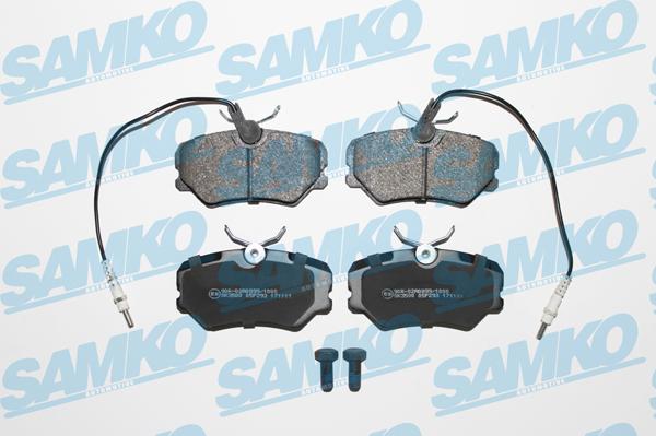 Samko 5SP293 - Kit pastiglie freno, Freno a disco autozon.pro