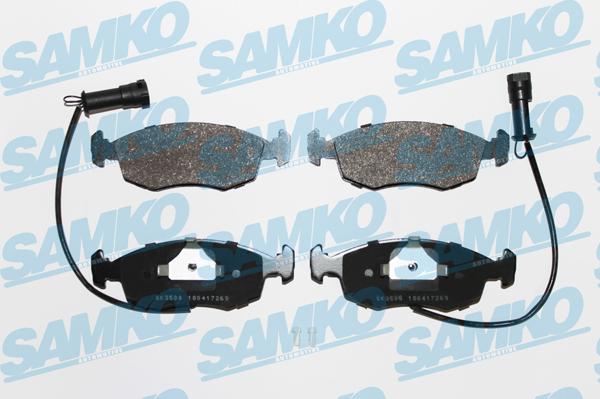 Samko 5SP269 - Kit pastiglie freno, Freno a disco autozon.pro