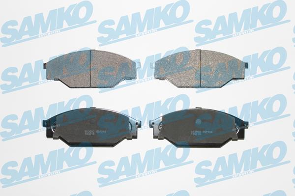 Samko 5SP266 - Kit pastiglie freno, Freno a disco autozon.pro