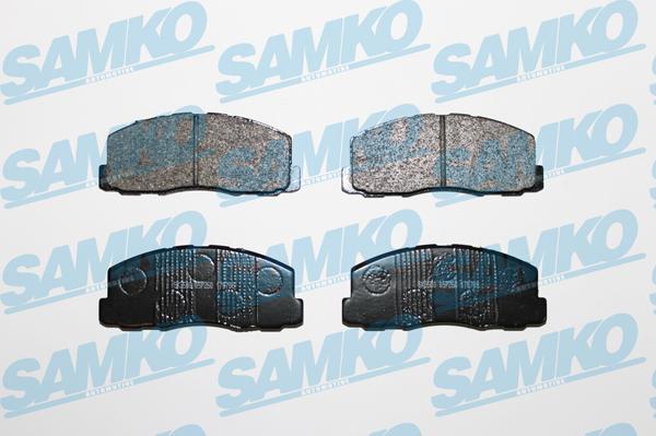 Samko 5SP260 - Kit pastiglie freno, Freno a disco autozon.pro