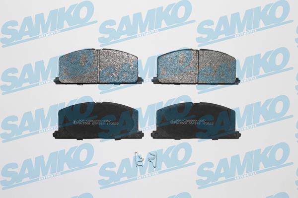 Samko 5SP268 - Kit pastiglie freno, Freno a disco autozon.pro