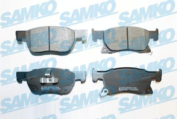 Samko 5SP2048 - Kit pastiglie freno, Freno a disco autozon.pro