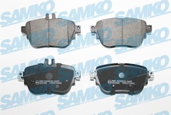 Samko 5SP2042 - Kit pastiglie freno, Freno a disco autozon.pro