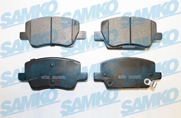 Samko 5SP2051 - Kit pastiglie freno, Freno a disco autozon.pro