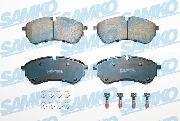 Samko 5SP2066 - Kit pastiglie freno, Freno a disco autozon.pro