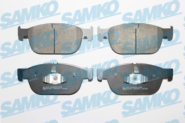 Samko 5SP2004 - Kit pastiglie freno, Freno a disco autozon.pro