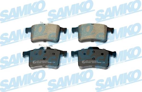 Samko 5SP2085 - Kit pastiglie freno, Freno a disco autozon.pro