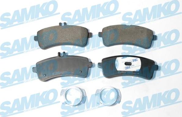 Samko 5SP2081 - Kit pastiglie freno, Freno a disco autozon.pro