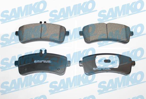 Samko 5SP2087 - Kit pastiglie freno, Freno a disco autozon.pro