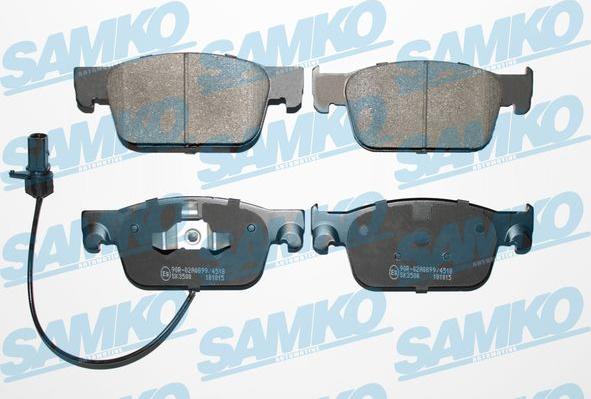 Samko 5SP2038 - Kit pastiglie freno, Freno a disco autozon.pro