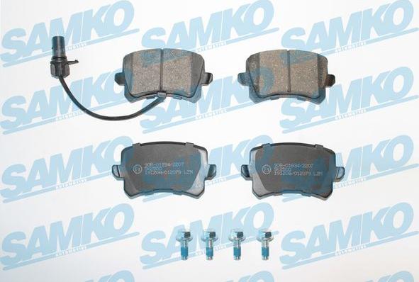 Samko 5SP2079 - Kit pastiglie freno, Freno a disco autozon.pro