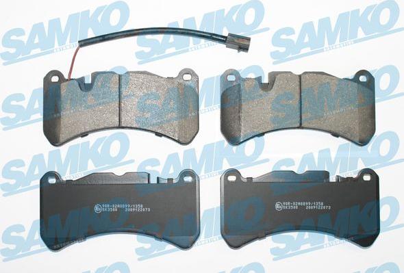 Samko 5SP2073 - Kit pastiglie freno, Freno a disco autozon.pro