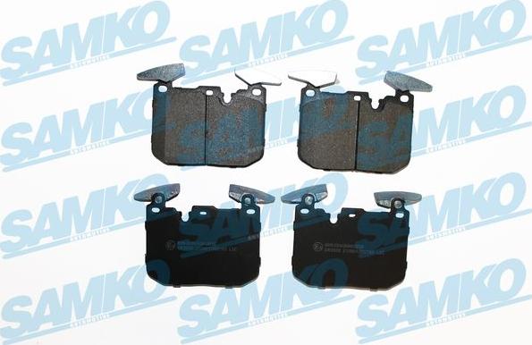 Samko 5SP2193 - Kit pastiglie freno, Freno a disco autozon.pro