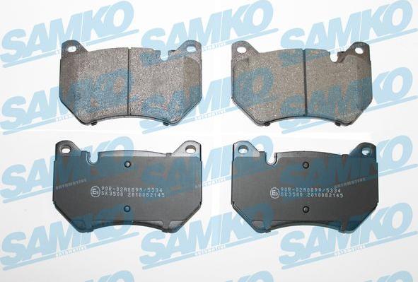 Samko 5SP2145 - Kit pastiglie freno, Freno a disco autozon.pro