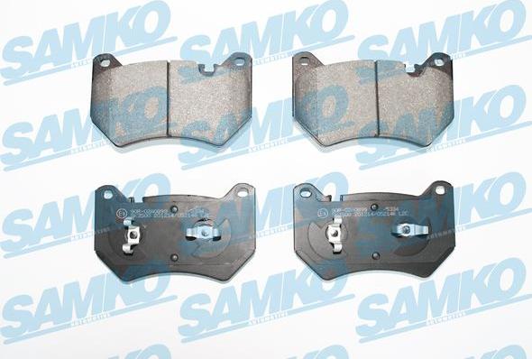 Samko 5SP2146 - Kit pastiglie freno, Freno a disco autozon.pro