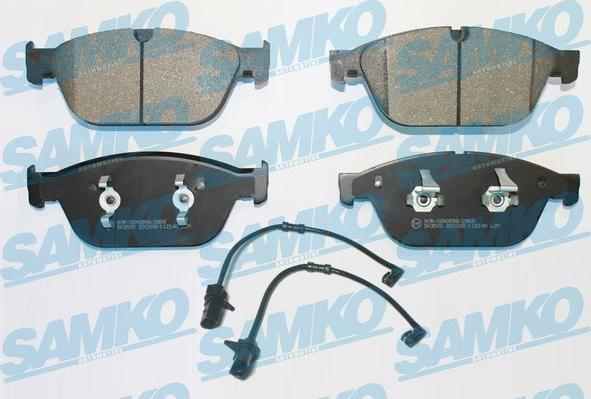 Samko 5SP2140A - Kit pastiglie freno, Freno a disco autozon.pro