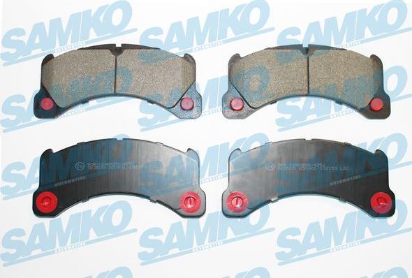 Samko 5SP2153 - Kit pastiglie freno, Freno a disco autozon.pro