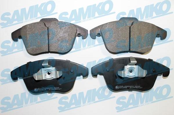 Samko 5SP2167 - Kit pastiglie freno, Freno a disco autozon.pro