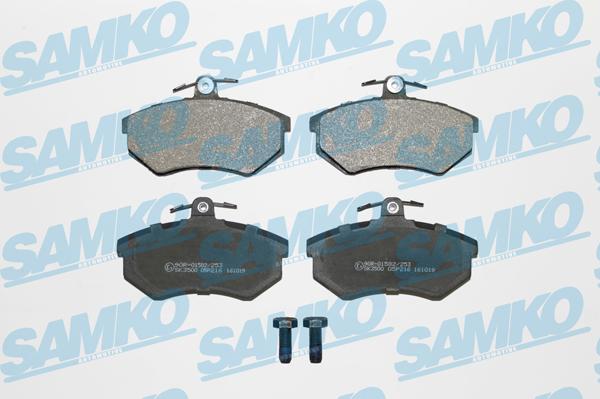 Samko 5SP216 - Kit pastiglie freno, Freno a disco autozon.pro