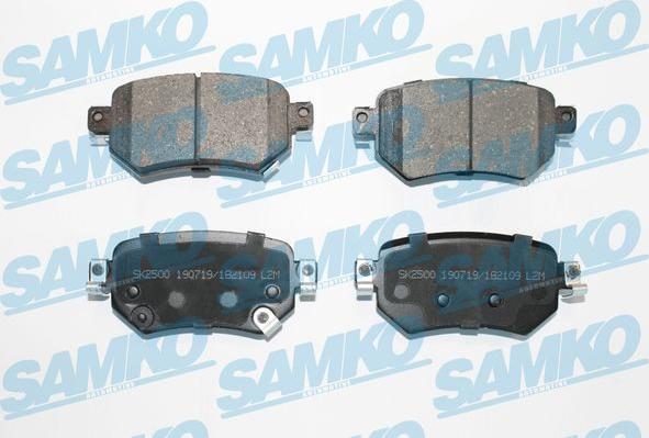 Samko 5SP2109 - Kit pastiglie freno, Freno a disco autozon.pro