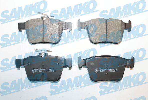 Samko 5SP2104 - Kit pastiglie freno, Freno a disco autozon.pro