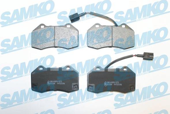 Samko 5SP2106 - Kit pastiglie freno, Freno a disco autozon.pro