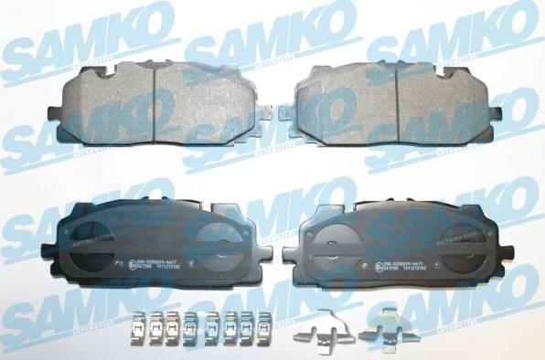 Samko 5SP2102K - Kit pastiglie freno, Freno a disco autozon.pro