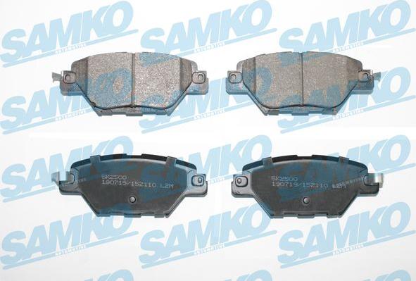 Samko 5SP2110 - Kit pastiglie freno, Freno a disco autozon.pro