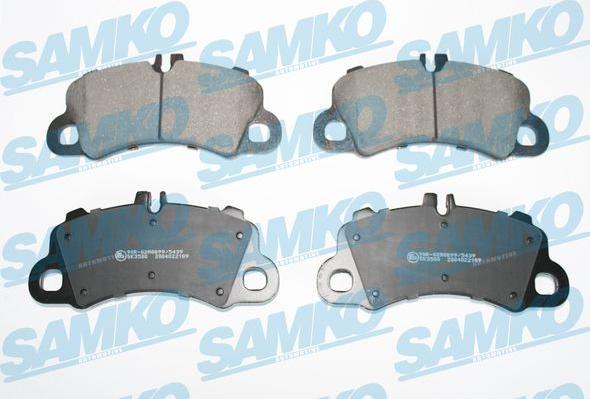 Samko 5SP2189 - Kit pastiglie freno, Freno a disco autozon.pro