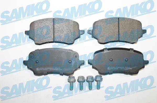 Samko 5SP2188 - Kit pastiglie freno, Freno a disco autozon.pro