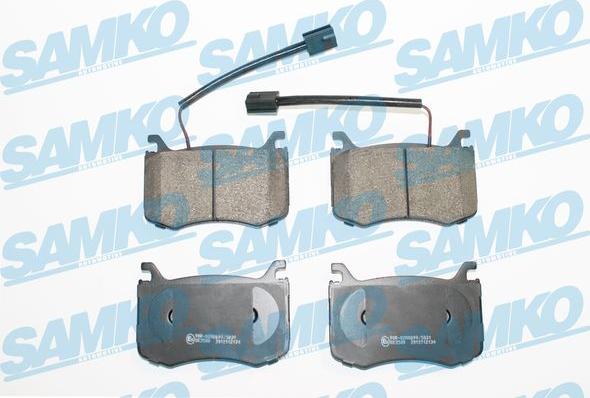 Samko 5SP2134 - Kit pastiglie freno, Freno a disco autozon.pro