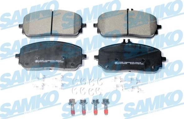 Samko 5SP2135K - Kit pastiglie freno, Freno a disco autozon.pro