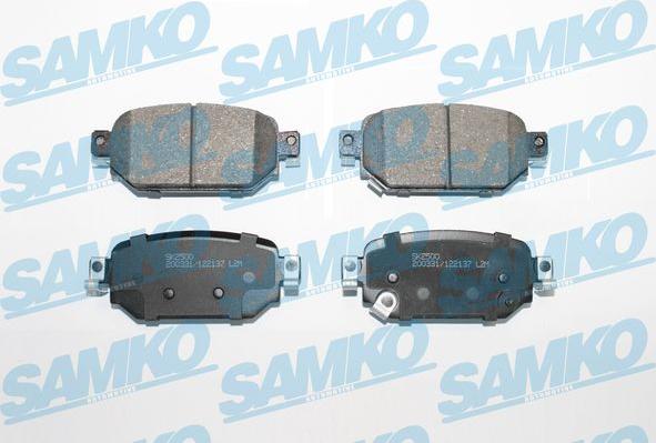 Samko 5SP2137 - Kit pastiglie freno, Freno a disco autozon.pro