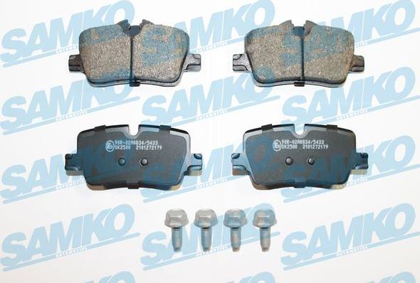 Samko 5SP2179 - Kit pastiglie freno, Freno a disco autozon.pro